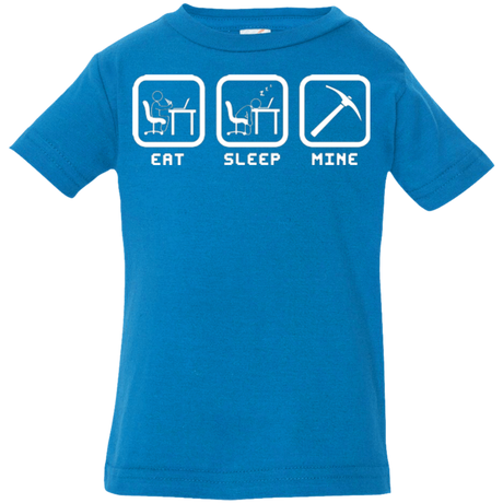 T-Shirts Cobalt / 6 Months Eat Sleep Mine Infant Premium T-Shirt