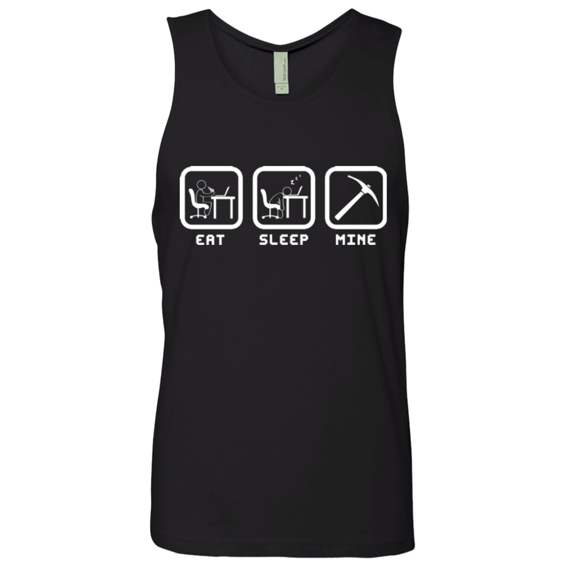 T-Shirts Black / Small Eat Sleep Mine Men's Premium Tank Top