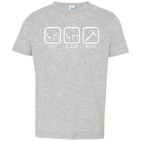 T-Shirts Heather / 2T Eat Sleep Mine Toddler Premium T-Shirt
