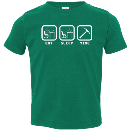 T-Shirts Kelly / 2T Eat Sleep Mine Toddler Premium T-Shirt