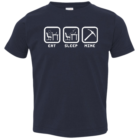 T-Shirts Navy / 2T Eat Sleep Mine Toddler Premium T-Shirt