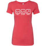 T-Shirts Vintage Red / Small Eat Sleep Mine Women's Triblend T-Shirt