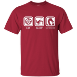 T-Shirts Cardinal / Small Eat Sleep slay dragons T-Shirt