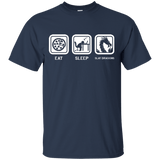 T-Shirts Navy / Small Eat Sleep slay dragons T-Shirt