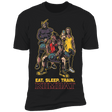 T-Shirts Black / X-Small Eat Sleep Train Kombat Men's Premium T-Shirt