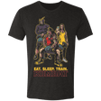 T-Shirts Vintage Black / S Eat Sleep Train Kombat Men's Triblend T-Shirt