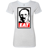 T-Shirts Heather White / Small Eat Women's Triblend T-Shirt