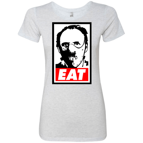 T-Shirts Heather White / Small Eat Women's Triblend T-Shirt