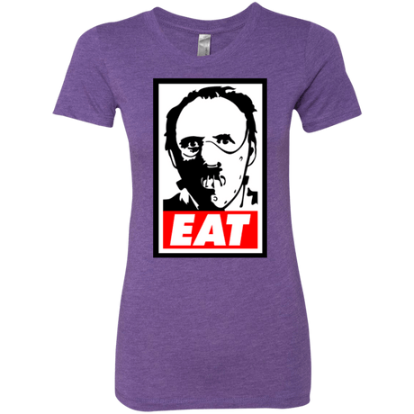 T-Shirts Purple Rush / Small Eat Women's Triblend T-Shirt