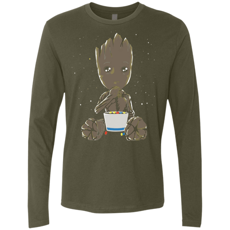 T-Shirts Military Green / Small Eating Candies Men's Premium Long Sleeve