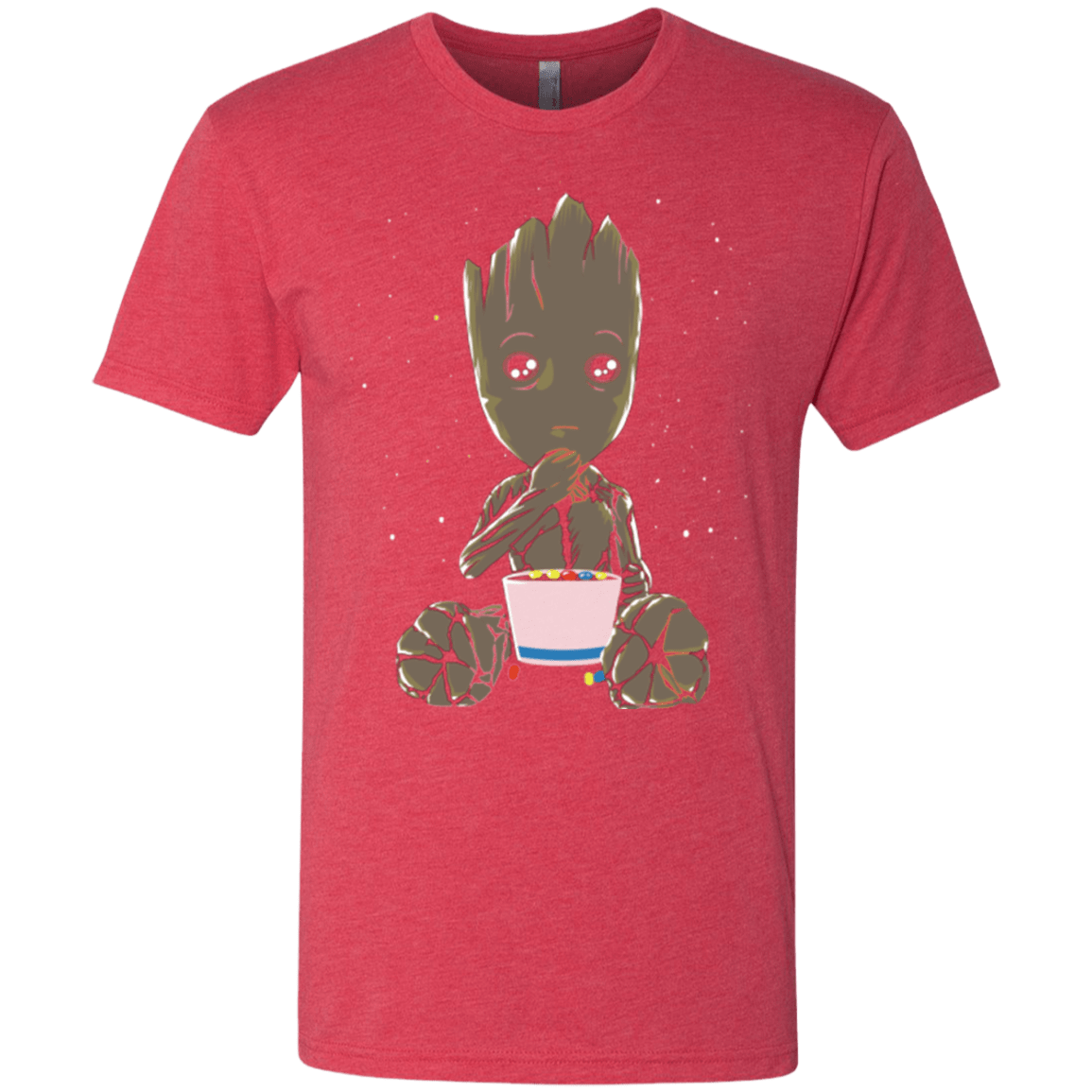 T-Shirts Vintage Red / Small Eating Candies Men's Triblend T-Shirt