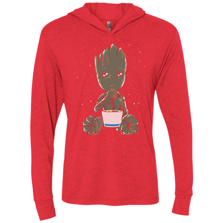 T-Shirts Vintage Red / X-Small Eating Candies Triblend Long Sleeve Hoodie Tee