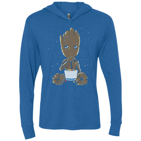 T-Shirts Vintage Royal / X-Small Eating Candies Triblend Long Sleeve Hoodie Tee