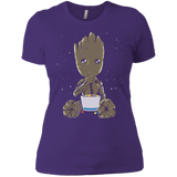T-Shirts Purple / X-Small Eating Candies Women's Premium T-Shirt