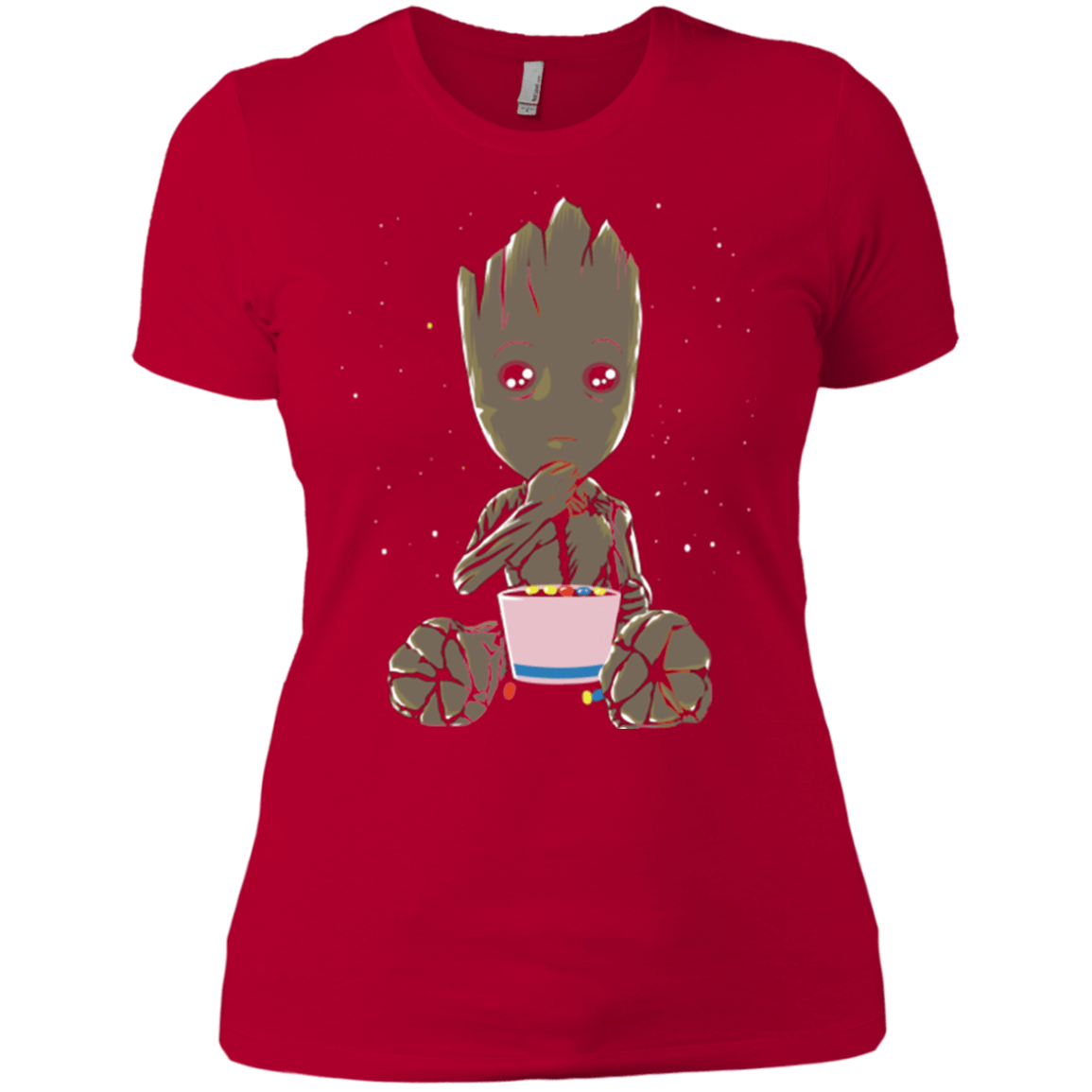 T-Shirts Red / X-Small Eating Candies Women's Premium T-Shirt