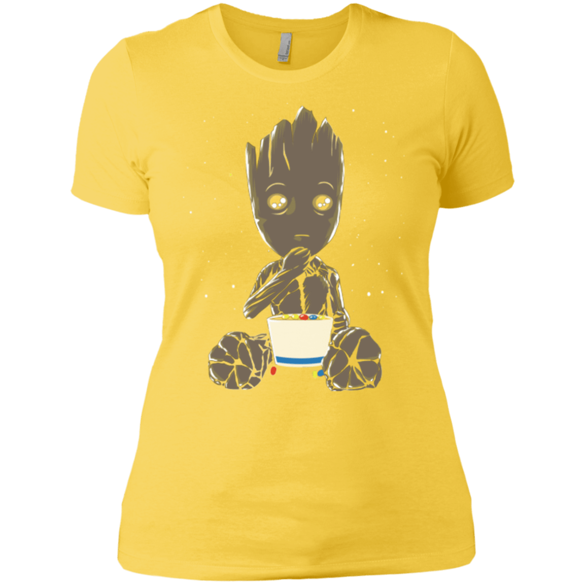 T-Shirts Vibrant Yellow / X-Small Eating Candies Women's Premium T-Shirt