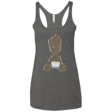 T-Shirts Premium Heather / X-Small Eating Candies Women's Triblend Racerback Tank