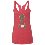 T-Shirts Vintage Red / X-Small Eating Candies Women's Triblend Racerback Tank