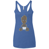 T-Shirts Vintage Royal / X-Small Eating Candies Women's Triblend Racerback Tank