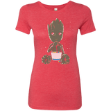 T-Shirts Vintage Red / Small Eating Candies Women's Triblend T-Shirt
