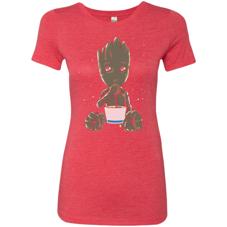 T-Shirts Vintage Red / Small Eating Candies Women's Triblend T-Shirt