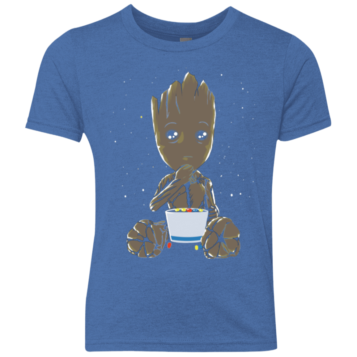 T-Shirts Vintage Royal / YXS Eating Candies Youth Triblend T-Shirt