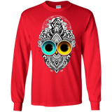 T-Shirts Red / S Eclipse Men's Long Sleeve T-Shirt