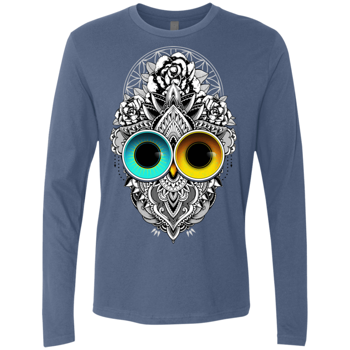 T-Shirts Indigo / S Eclipse Men's Premium Long Sleeve