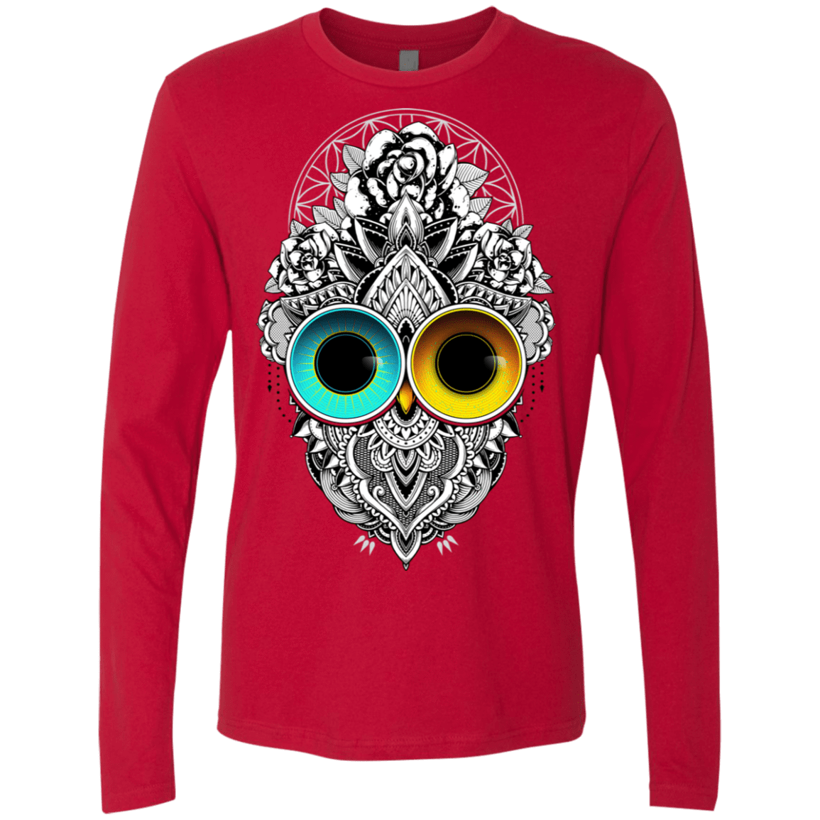 T-Shirts Red / S Eclipse Men's Premium Long Sleeve