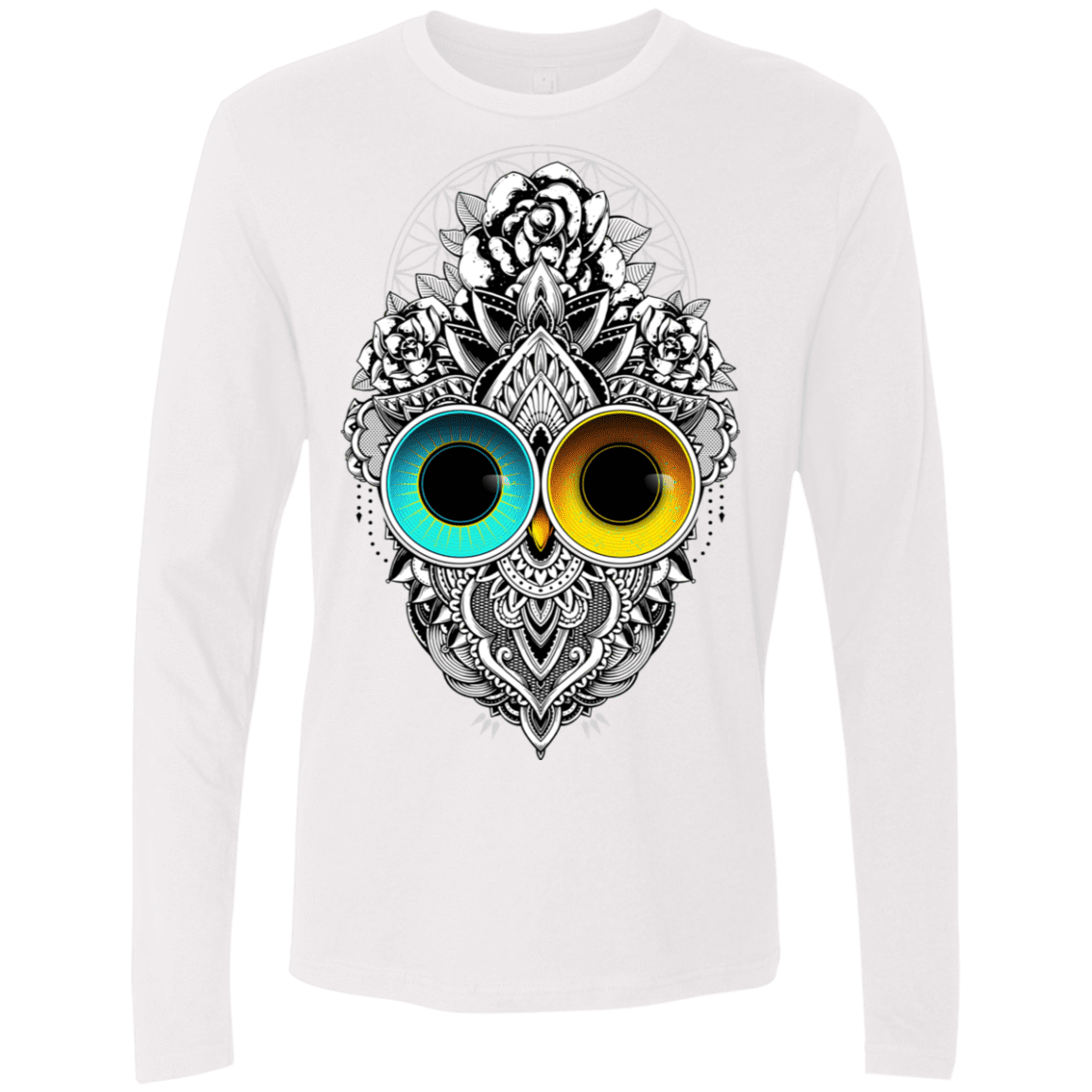 T-Shirts White / S Eclipse Men's Premium Long Sleeve