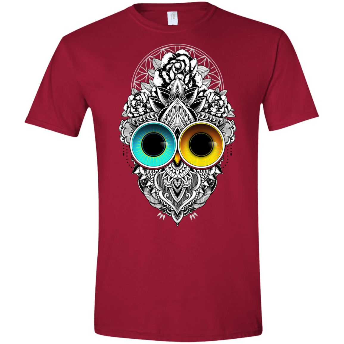 T-Shirts Cardinal Red / S Eclipse Men's Semi-Fitted Softstyle