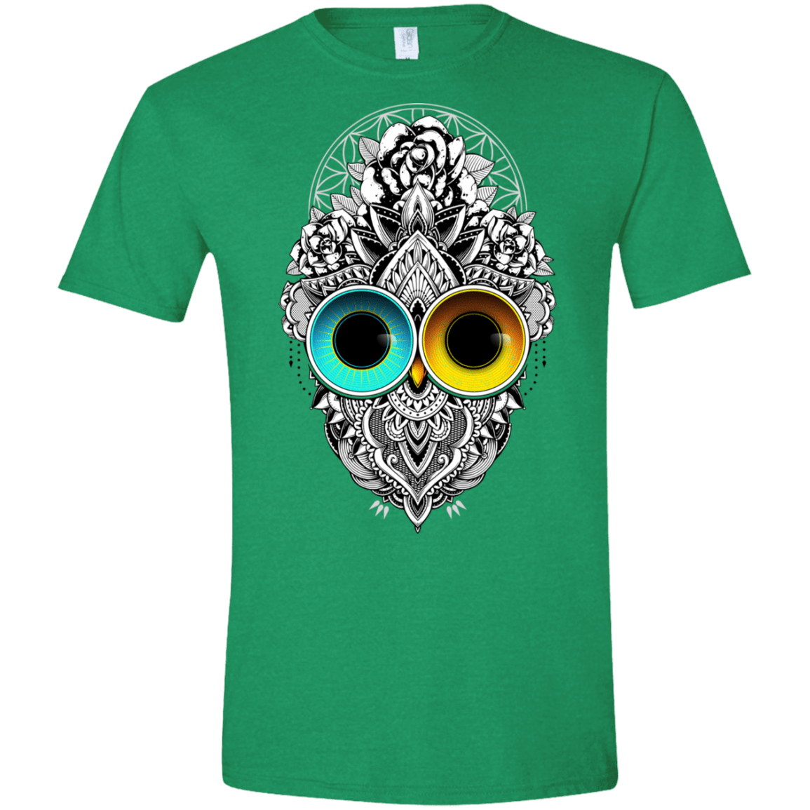 T-Shirts Heather Irish Green / M Eclipse Men's Semi-Fitted Softstyle