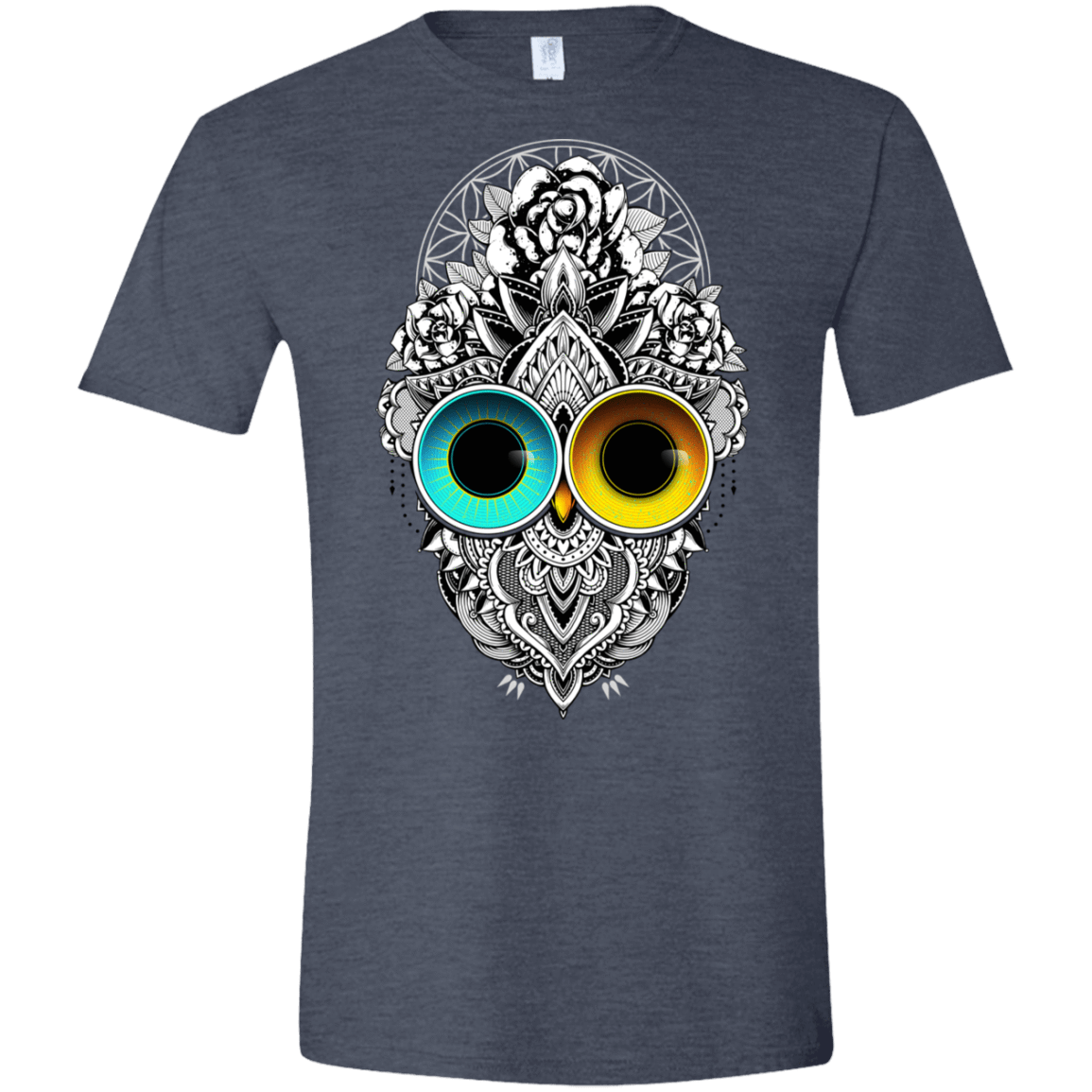 T-Shirts Heather Navy / S Eclipse Men's Semi-Fitted Softstyle