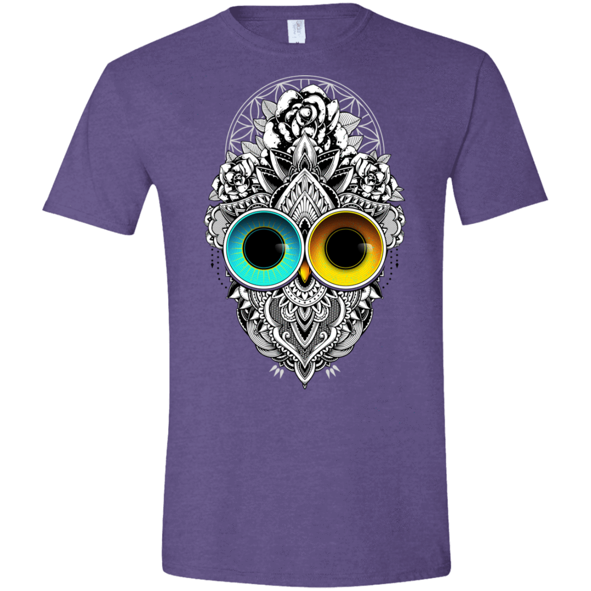 T-Shirts Heather Purple / S Eclipse Men's Semi-Fitted Softstyle