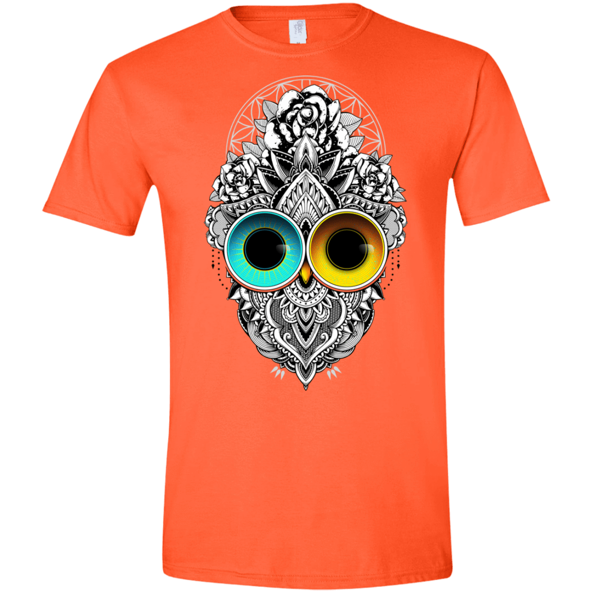 T-Shirts Orange / S Eclipse Men's Semi-Fitted Softstyle