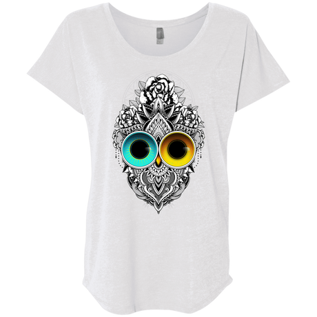 T-Shirts Heather White / X-Small Eclipse Triblend Dolman Sleeve