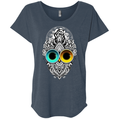 T-Shirts Indigo / X-Small Eclipse Triblend Dolman Sleeve