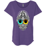 T-Shirts Purple Rush / X-Small Eclipse Triblend Dolman Sleeve