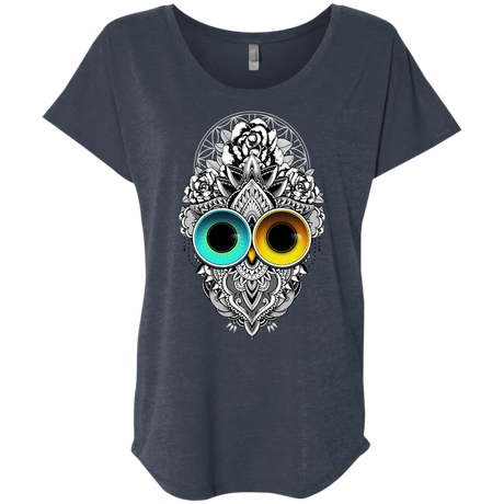 T-Shirts Vintage Navy / X-Small Eclipse Triblend Dolman Sleeve