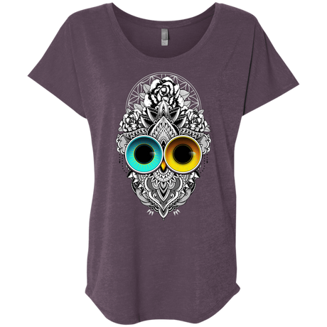 T-Shirts Vintage Purple / X-Small Eclipse Triblend Dolman Sleeve