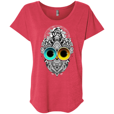 T-Shirts Vintage Red / X-Small Eclipse Triblend Dolman Sleeve