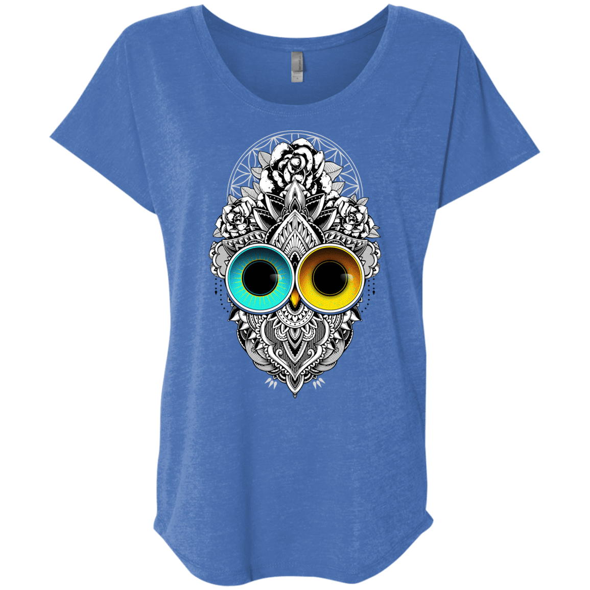 T-Shirts Vintage Royal / X-Small Eclipse Triblend Dolman Sleeve