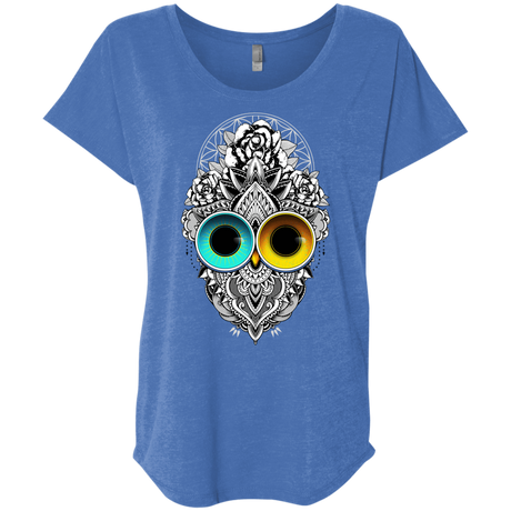 T-Shirts Vintage Royal / X-Small Eclipse Triblend Dolman Sleeve