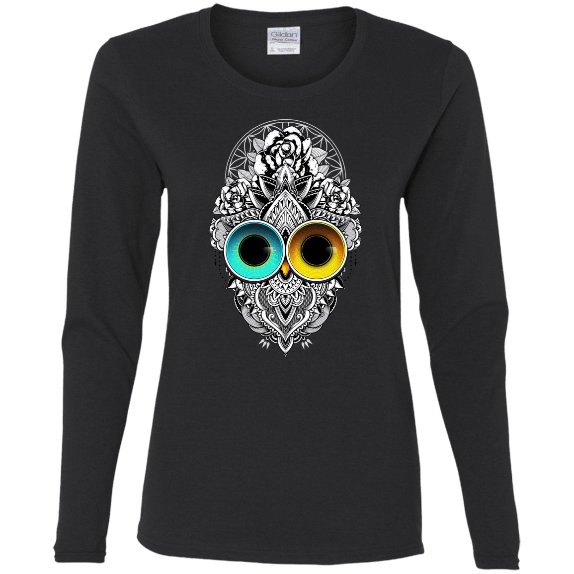 T-Shirts Black / S Eclipse Women's Long Sleeve T-Shirt