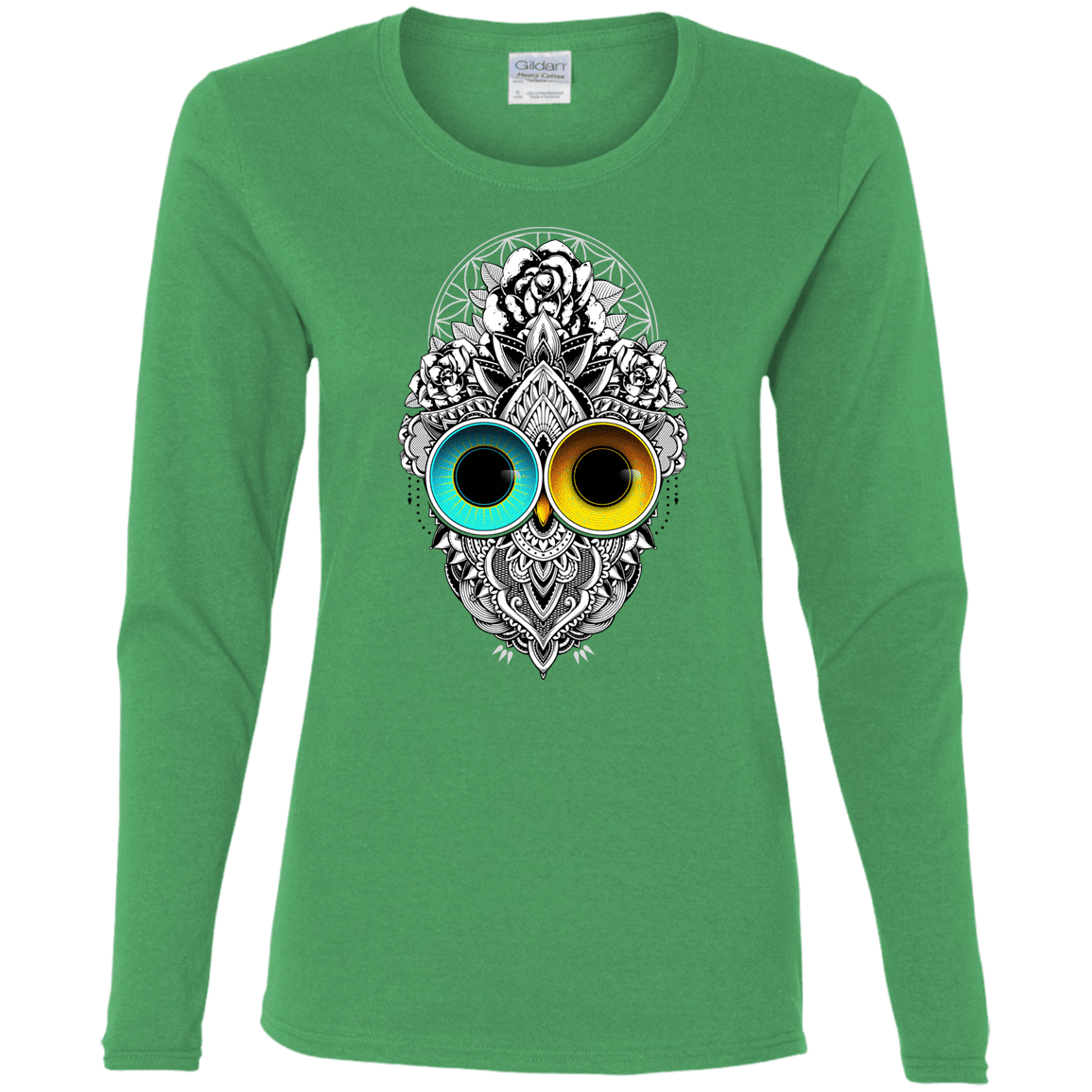 T-Shirts Irish Green / S Eclipse Women's Long Sleeve T-Shirt