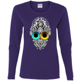 T-Shirts Purple / S Eclipse Women's Long Sleeve T-Shirt