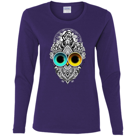 T-Shirts Purple / S Eclipse Women's Long Sleeve T-Shirt