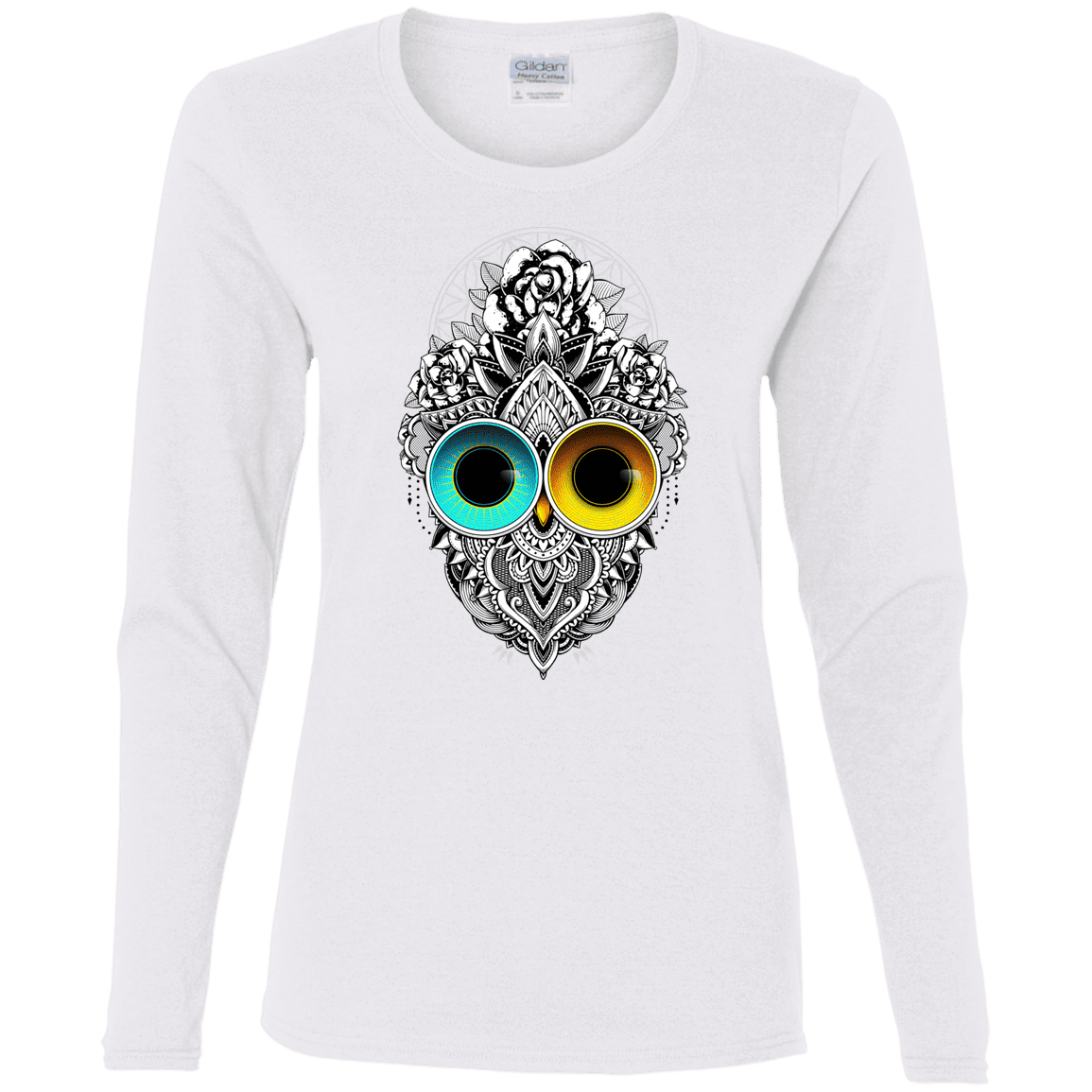 T-Shirts White / S Eclipse Women's Long Sleeve T-Shirt