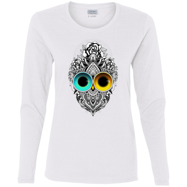 T-Shirts White / S Eclipse Women's Long Sleeve T-Shirt