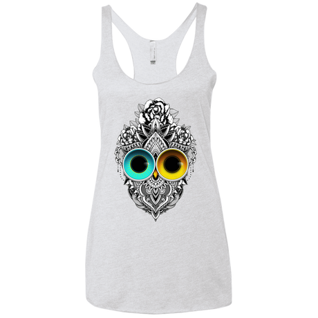 T-Shirts Heather White / X-Small Eclipse Women's Triblend Racerback Tank
